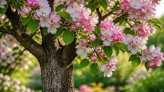 Supporting Trees in Flowering Season