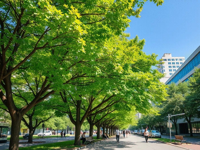 How Trees Provide Natural Cooling and Reduce Energy Consumption in Cities