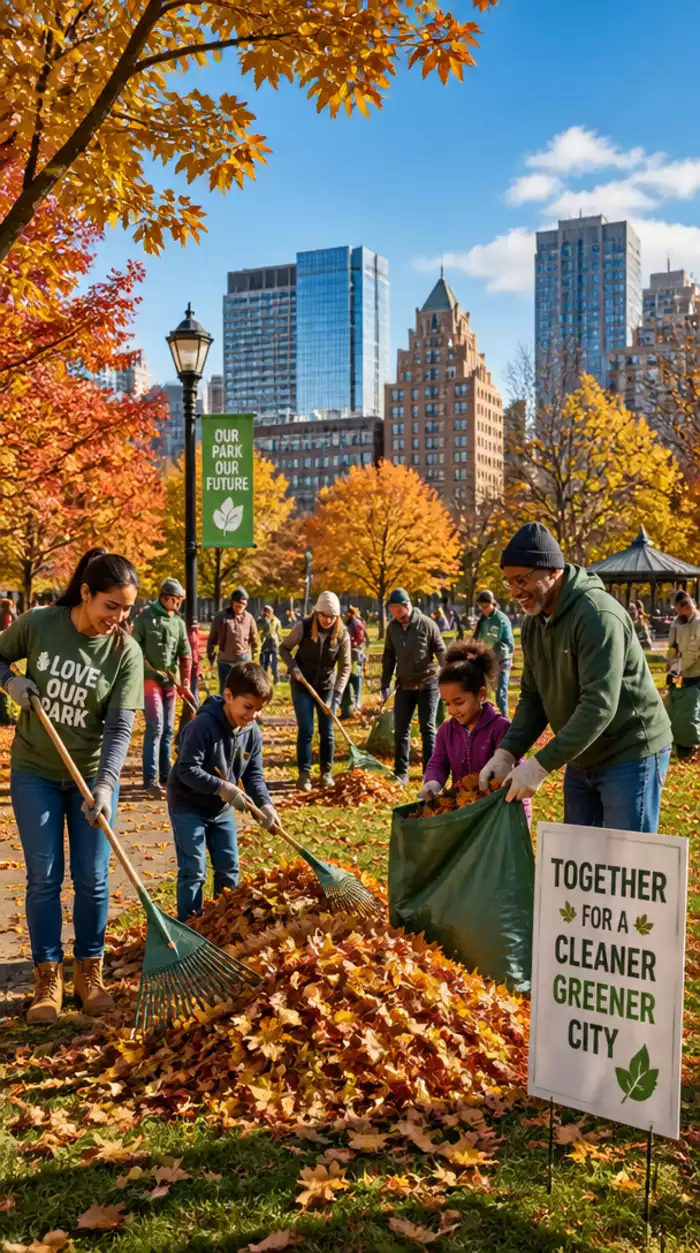 Managing Leaf Drop in Cities