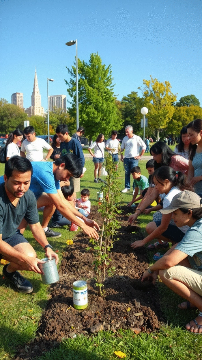 Cities Encouraging Community Tree Planting